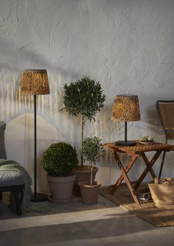 Solcellelampe - Kunstrotting - Ø28 x 48 cm - www.frokenfraken.se