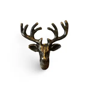 Servettring - Hjort - Antikmessing - www.frokenfraken.se