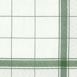 Servietter - Country Living Grønn - 20 st/33 x 33 cm - www.frokenfraken.se