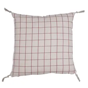 Putetrekk - AXEL - RØD - 45 X 45 CM - www.frokenfraken.se