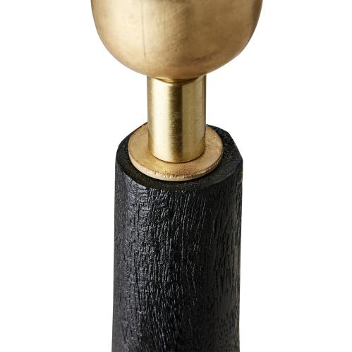 Lampfot - Svart - 23 x 18 x 60 cm - www.frokenfraken.se