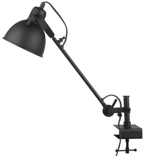 Lampe for hyllekant - Skrivebordslampe-modell - Svart - 55 x Ø15,5 cm - www.frokenfraken.se