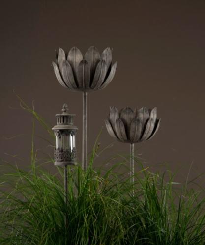 Marsjallholder Blomst - på pinne - 24 x 24 x 95 cm - www.frokenfraken.se
