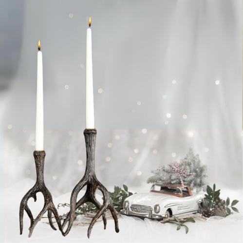 Lysstake - Reinhorn - Brunsvart - 29 cm - 1stk - www.frokenfraken.se