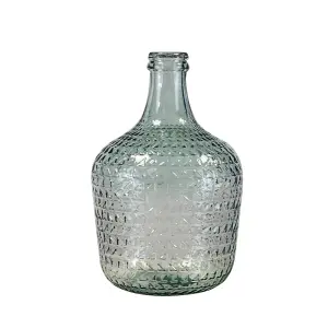 Glasflaske - Mønstret - 42 cm - www.frokenfraken.se