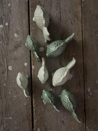 Fisk - Grønn - 8 cm - www.frokenfraken.se