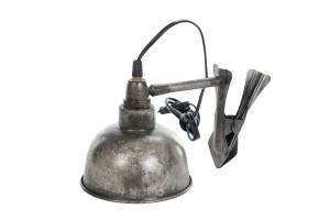 Lampe - Klemmespot - Industriell stil - 15 x 15 cm - www.frokenfraken.se