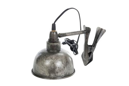 Lampe - Klemmespot - Industriell stil - 15 x 15 cm - www.frokenfraken.se