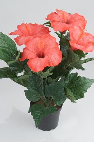 Hibiskus - Rød - 36 cm - www.frokenfraken.se