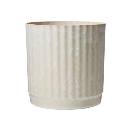 Kruka - Stripe - Beige - 2 Storlekar - Ø15, 18 cm - www.frokenfraken.se