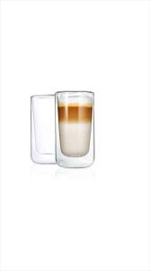 Latte Macchiatoglass - NERO - 7,6 x 7,6 x 13,9 cm - www.frokenfraken.se