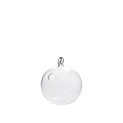 Julkule - Bollås - Klarglass - 8 cm - www.frokenfraken.se