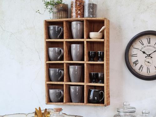 Sorteringshylla med 12 fack - 2-pack - 11,5 x 54 x 40 cm - www.frokenfraken.se