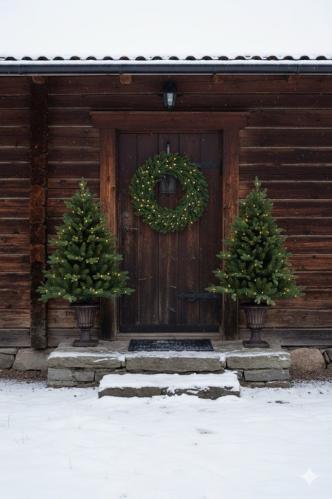 Julgran i pokalkruka - 120 cm - Inomhus & Utomhusbruk - www.frokenfraken.se