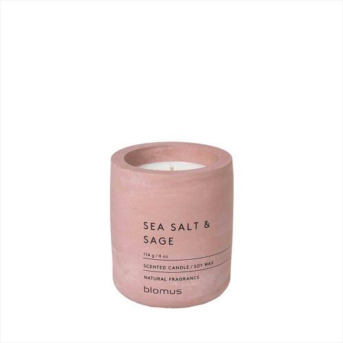 Medium - FRAGA Duftlys Sea Salt & Sage - 6,5 x 6,5 x 8 cm - www.frokenfraken.se