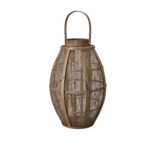Lyslykt - Bambus - Natur - 41 x 28 cm - www.frokenfraken.se
