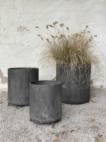 Krukke - Rak - Metall - 3 størrelser - www.frokenfraken.se
