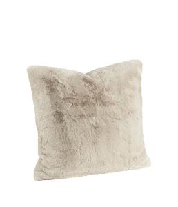 Putetrekk - Celine - Krem - Fuskepels - 50 x 50 cm - www.frokenfraken.se