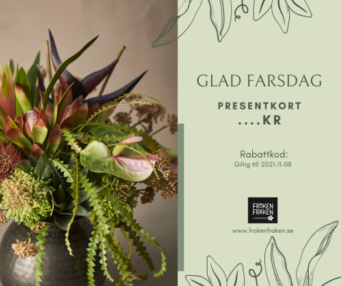 Gavekort - Farsdag - www.frokenfraken.se