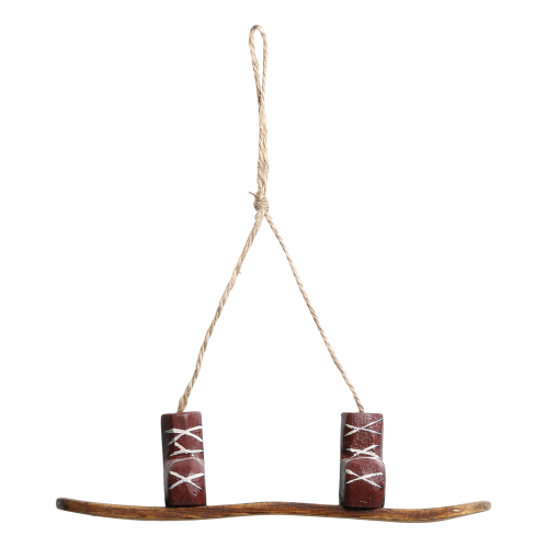 Julekule – Snowboard med støvler – 18 x 5 x 4 cm - www.frokenfraken.se