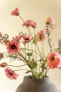 Bukett - Vallmo/Zinnia/Talinum - www.frokenfraken.se