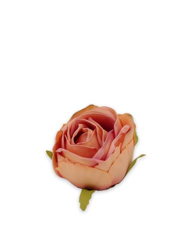 Ros med clip - Antikk aprikos - 5,5 cm - www.frokenfraken.se