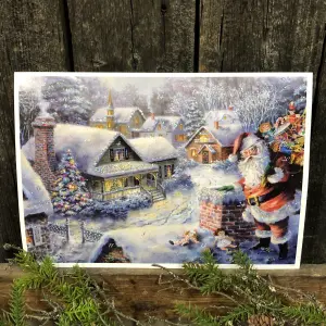 Adventskalender - Nisse & Pipe - A4 - 29,7 x 21 cm - www.frokenfraken.se