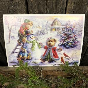 Adventskalender - Teddybjørner - A4 - 29,7 x 21 cm - www.frokenfraken.se