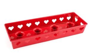 Adventsstake - Rød - Retro - 28 cm - www.frokenfraken.se