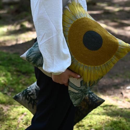 Putetrekk - Sungold - 45 x 45 cm - www.frokenfraken.se
