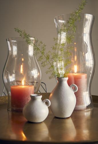 Glass til lykt/stormglass - Medium - 42 x Ø18 cm - www.frokenfraken.se