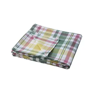 Bordduk - Grønn/Rosa/Gul/Hvit - Rutete - 250 x 140 cm - www.frokenfraken.se