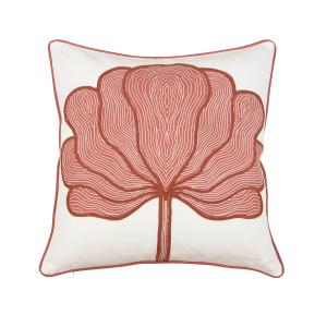 Putetrekk - LOTUS - PEACH - 48 X 48 CM - www.frokenfraken.se