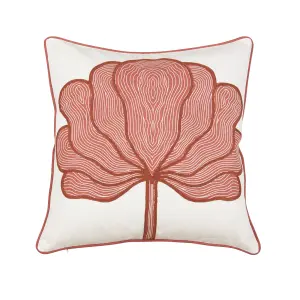 Putetrekk - LOTUS - PEACH - 48 X 48 CM - www.frokenfraken.se