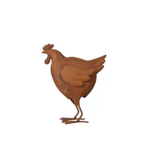 Høne - Rust - 27 cm - www.frokenfraken.se