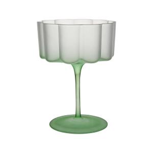 Cocktail/dessertglass - Grønn - Ø10 x 14 cm - www.frokenfraken.se