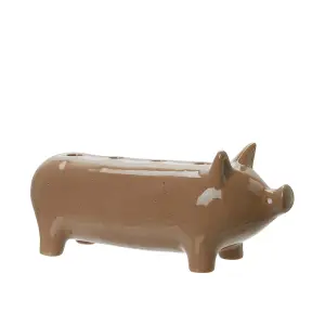 Adventsstake - Gris - Brun - 27 x 9 x 11 cm - www.frokenfraken.se