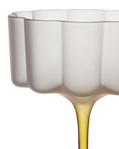 Cocktail/dessertglass - Gul - Ø10 x 14 cm - www.frokenfraken.se