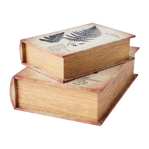 Oppbevaringsbok - Bokboks - 2 størrelser - 27 x 19 x 7 cm - www.frokenfraken.se