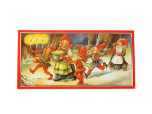 Julbonad - Tomtemor med jenter - 40 x 20 cm - www.frokenfraken.se