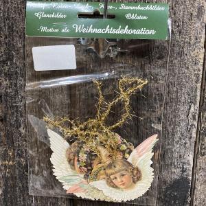 Bokmerkeanheng - Glitter Engler - Klassisk - 6-pakning - www.frokenfraken.se