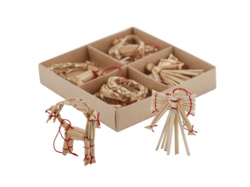 Halmfigurer - 10-pakning - 6 cm - www.frokenfraken.se