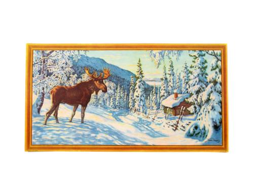 Juledekorasjon - Elg - 39 x 21 cm - www.frokenfraken.se