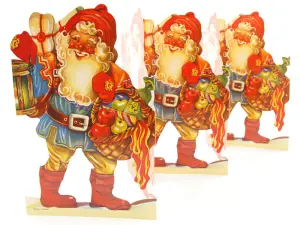 Julpynt - Gammeldags Pappersrad - Jättetomte - 29 x 95 cm - www.frokenfraken.se