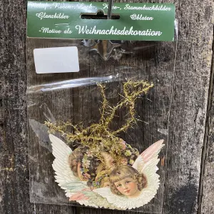 Bokmerkeanheng - Glitter Engler - Klassisk - 6-pakning - www.frokenfraken.se