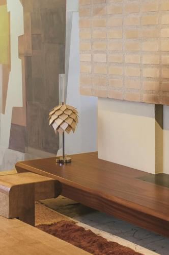Bordlampe – Cone – Natur – 39 cm - www.frokenfraken.se