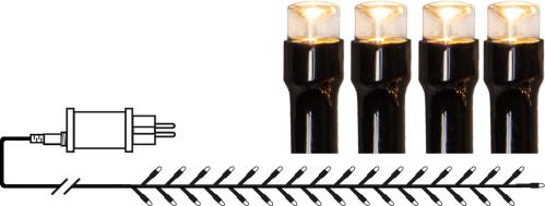 Ljusslinga - Utendørs - 80 stk varm hvit LED - 8 meter - www.frokenfraken.se