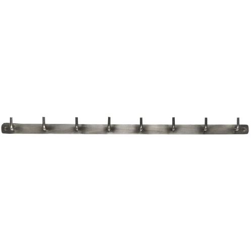 Kleskrok med 8 kroker i rustfritt stål - 60,5 X 4,5 X 3,7 CM - www.frokenfraken.se