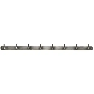 Kleskrok med 8 kroker i rustfritt stål - 60,5 X 4,5 X 3,7 CM - www.frokenfraken.se
