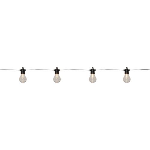 Ljusslinga - Selecta - Svart - 10 LED - Utomhus - 7,2 m - www.frokenfraken.se
